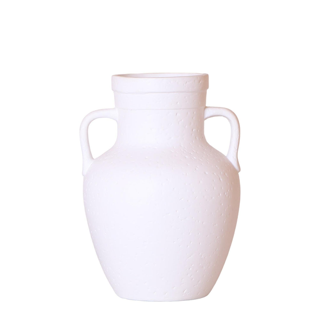 Kolibri Home | Pitcher Vase - Weiße Zementvase - für Trockenblumen-Plant-Botanicly