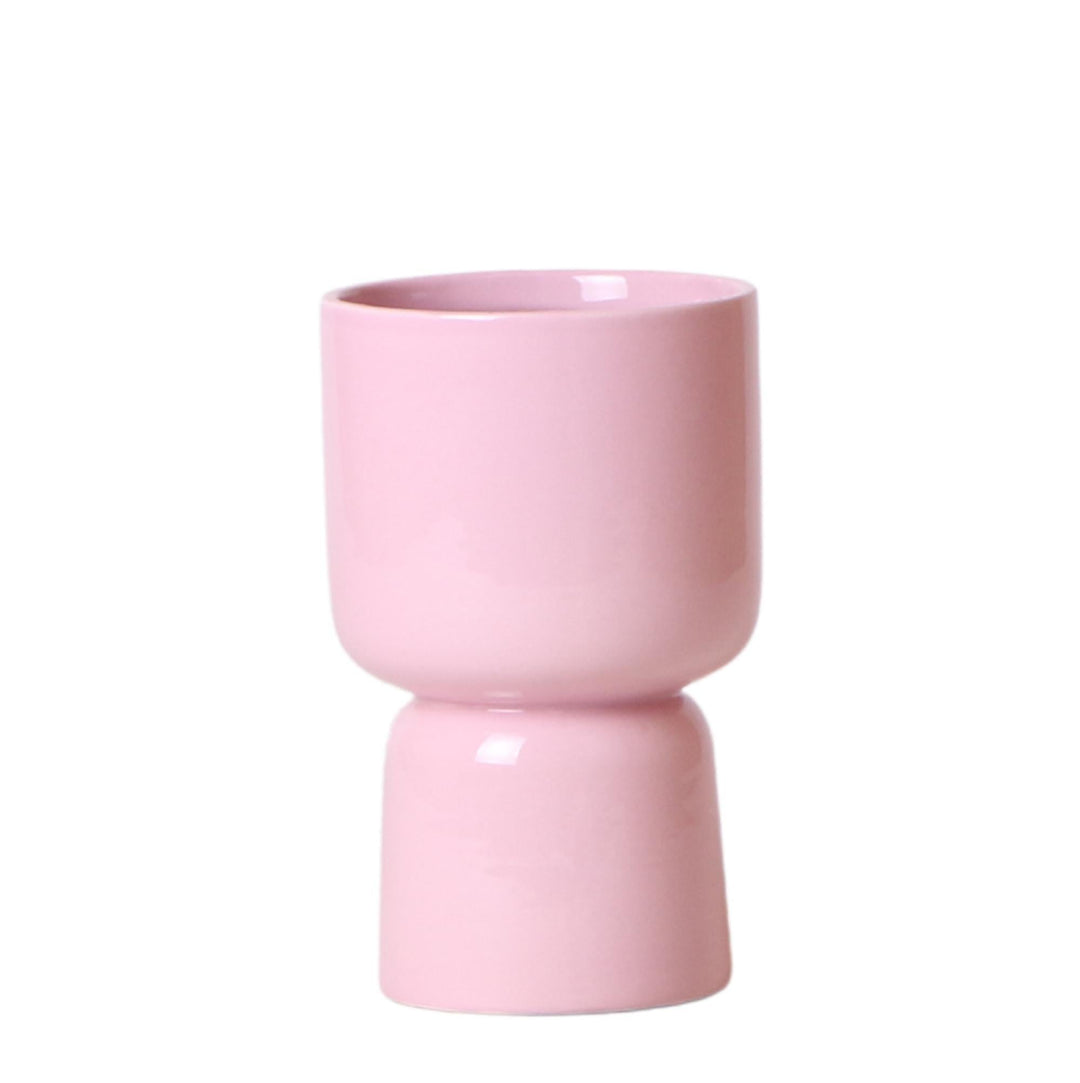 Kolibri Home | Trophy Blumentopf - rosa Keramik Topf - Topfgröße Ø9cm-Plant-Botanicly